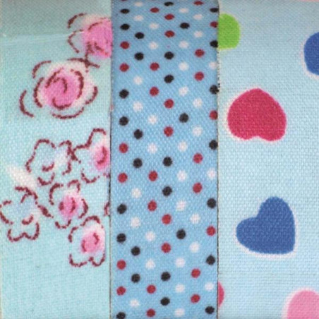 Textiellint blue II zelfklevend