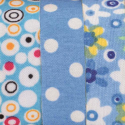 Textiellint blue III zelfklevend