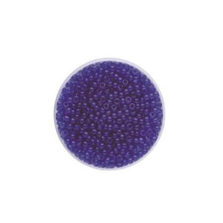 Rocailles transp. lapis 2,6mm 17g