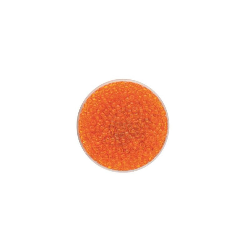 Rocailles transp. oranje 2,6mm 17g