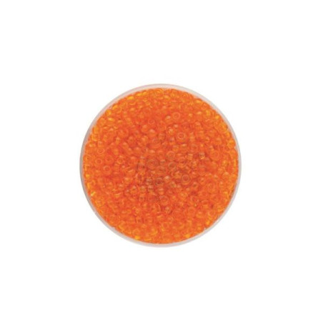 Rocailles transp. oranje 2,6mm 17g