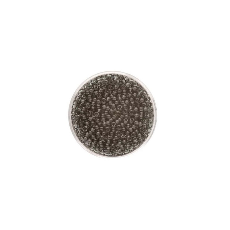 Rocailles transp. grijs 2,6mm 17g