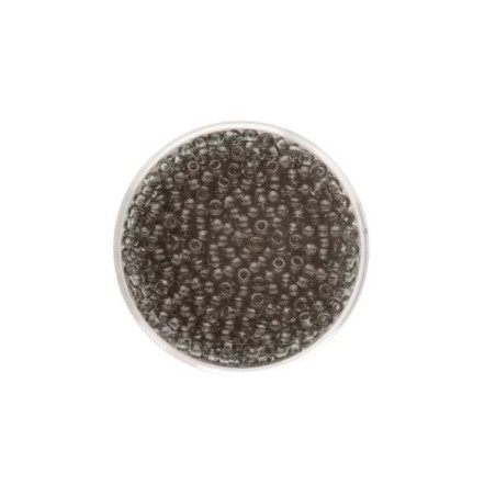 Rocailles transp. grijs 2,6mm 17g