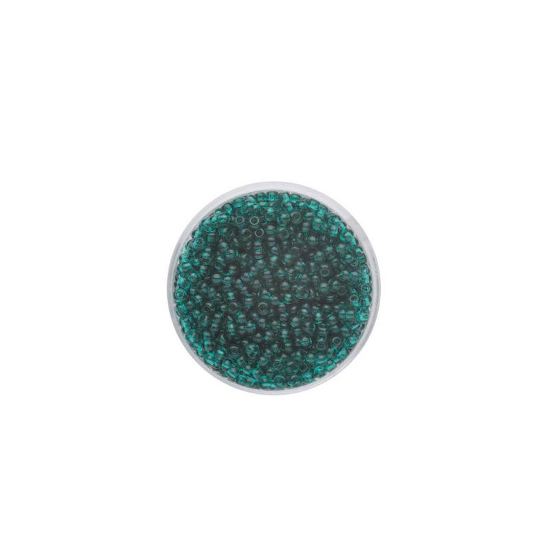 Rocailles transp. petrol 2,6mm 17g