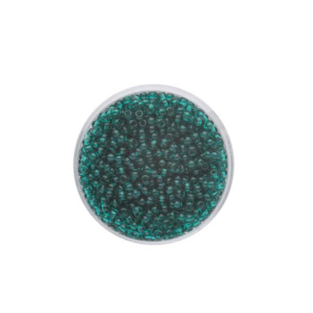 Rocailles transp. petrol 2,6mm 17g