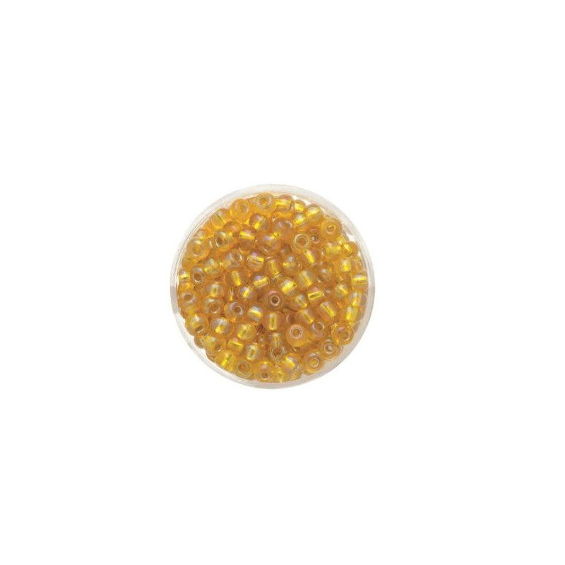 Rocailles 4,5mm yellow AB