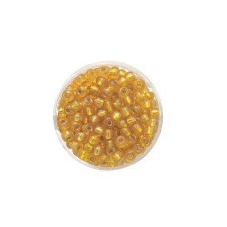 Rocailles 4,5mm yellow AB