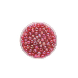 Rocailles 4,5mm red AB