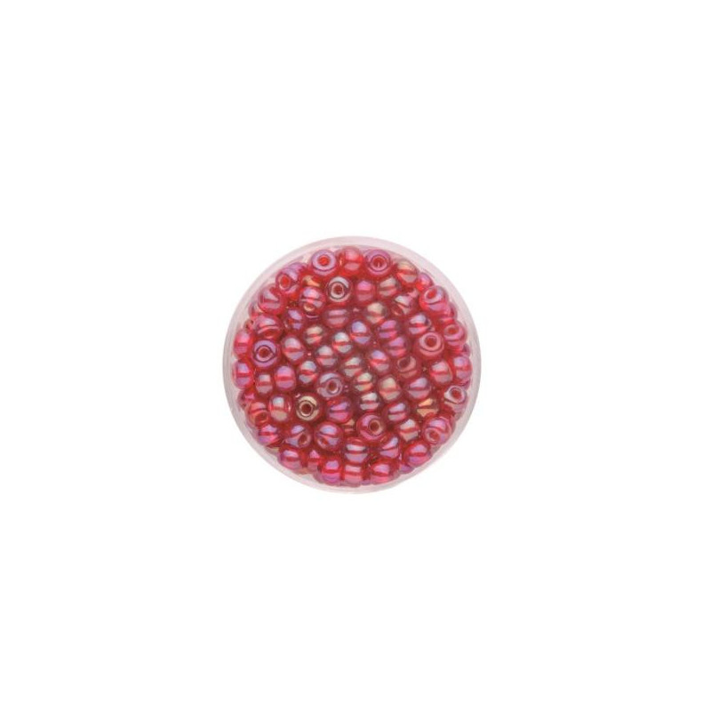 Rocailles 4,5mm red AB