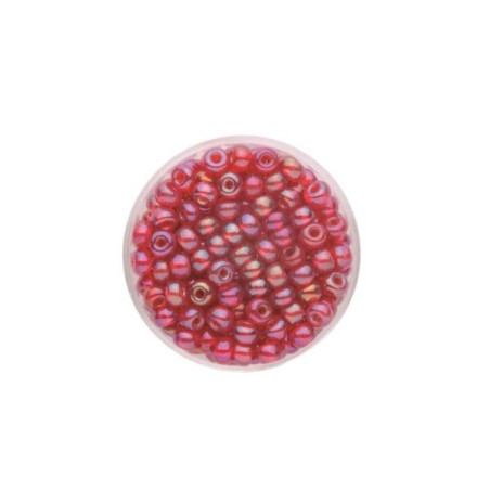 Rocailles 4,5mm red AB