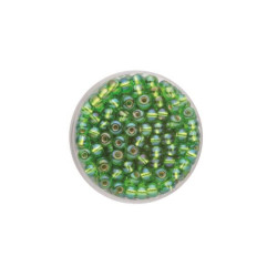 Rocailles 4,5mm green AB