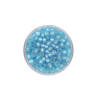 Rocailles 4.5mm silver lustre mat light blue