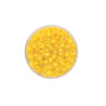 Rocailles 4.5mm silver lustre mat yellow