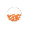 Bead 8mm Polaris mat 15pcs orange