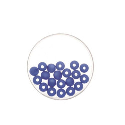 Bead 8mm Polaris mat 15pcs royal blue