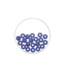 Bead 8mm Polaris mat 15pcs royal blue