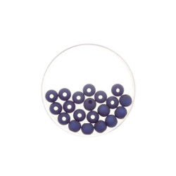 Bead 8mm Polaris mat 15pcs dark blue