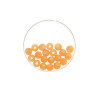 Bead 8mm Polaris mat 15pcs beige