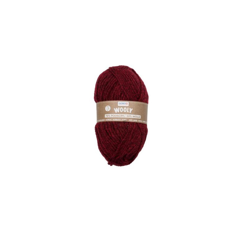 Wooly wol flecked red