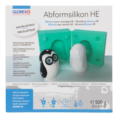Afvormsilicone hoog elastisch 500g