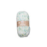 Baby wol white/dotted green