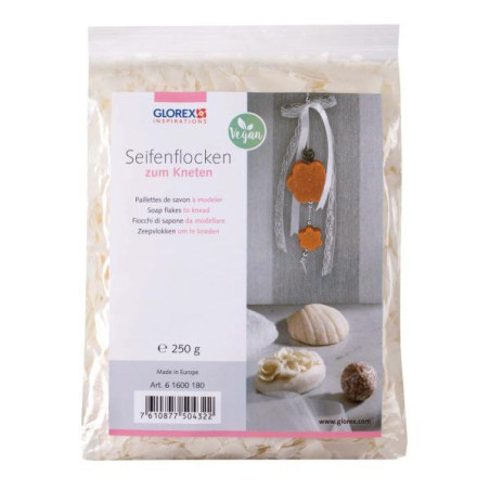 Zeepvlokken om te kneden wit 250g