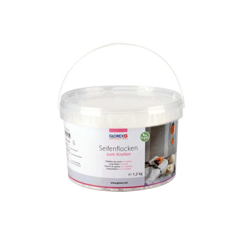 Zeepvlokken om te kneden wit 1200g