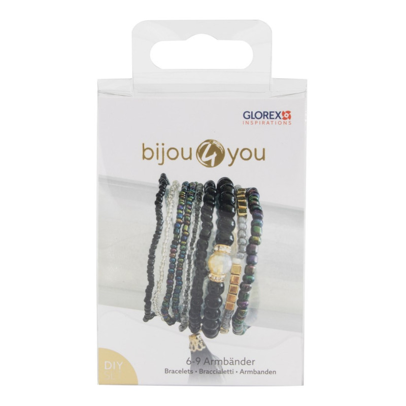 Armband DIY set, zwart