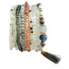 Armband DIY set, grijs