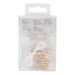 Armband DIY set, roze-lila