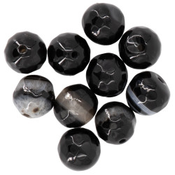 Faceted Striped Agate