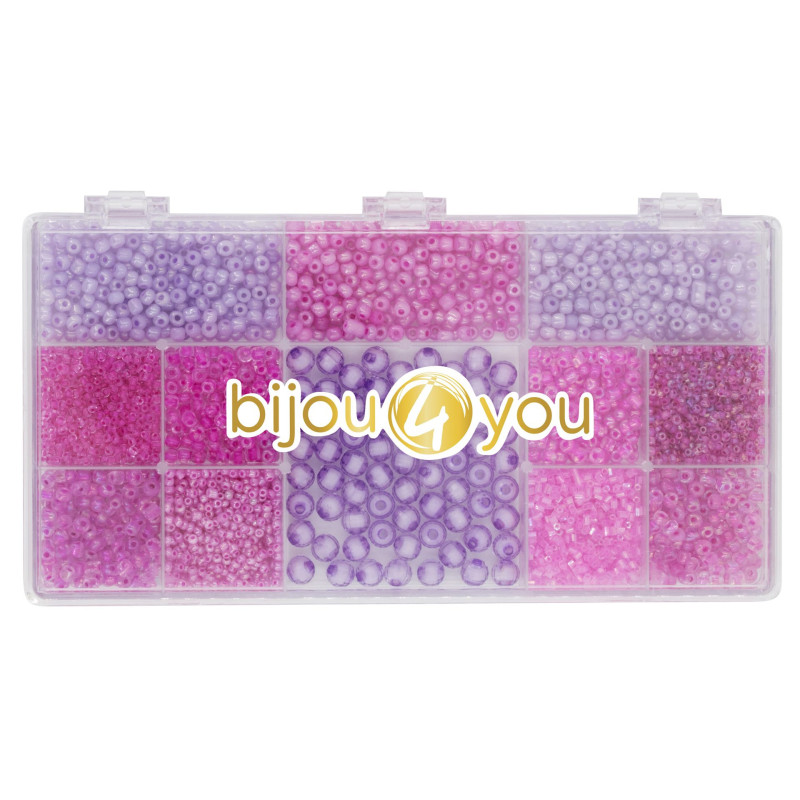 Kralen-set roze tinten