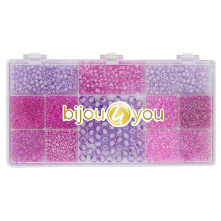 Kralen-set roze tinten