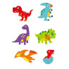 Hobbyrubber-stickers Dino's