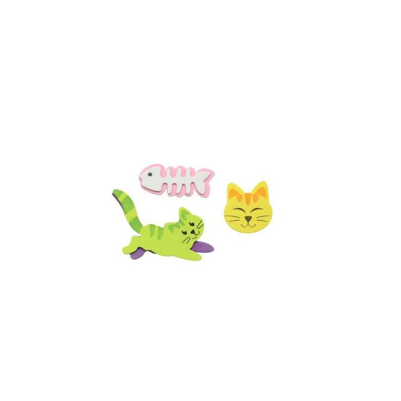 Hobbyrubber-stickers Poezen