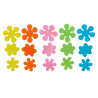 Hobbyrubber-stickers Bloemen