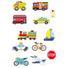 Hobbyrubber-stickers Voertuigen