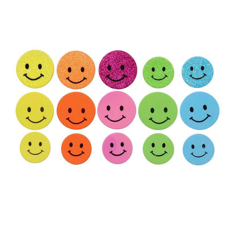 Hobbyrubber-stickers smileys