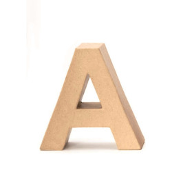 Papiermaché letter A