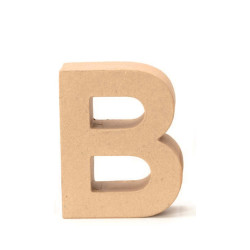 Papiermaché letter B