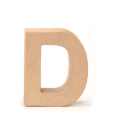 Papiermaché letter D