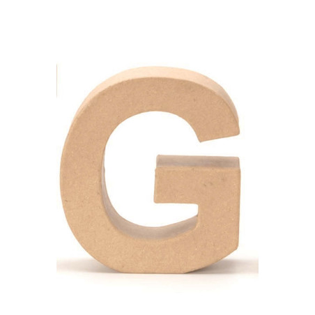 Papiermaché letter G