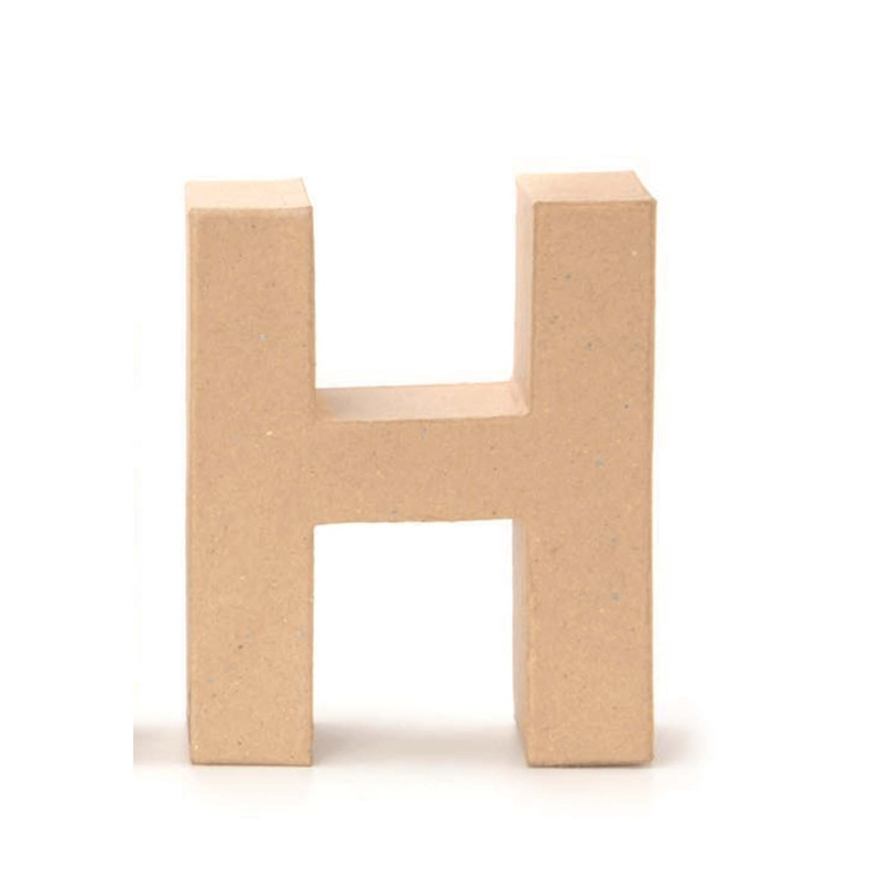 Papiermaché letter H