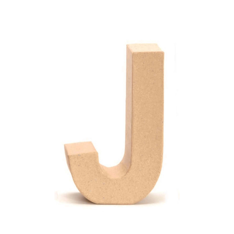 Papiermaché letter J