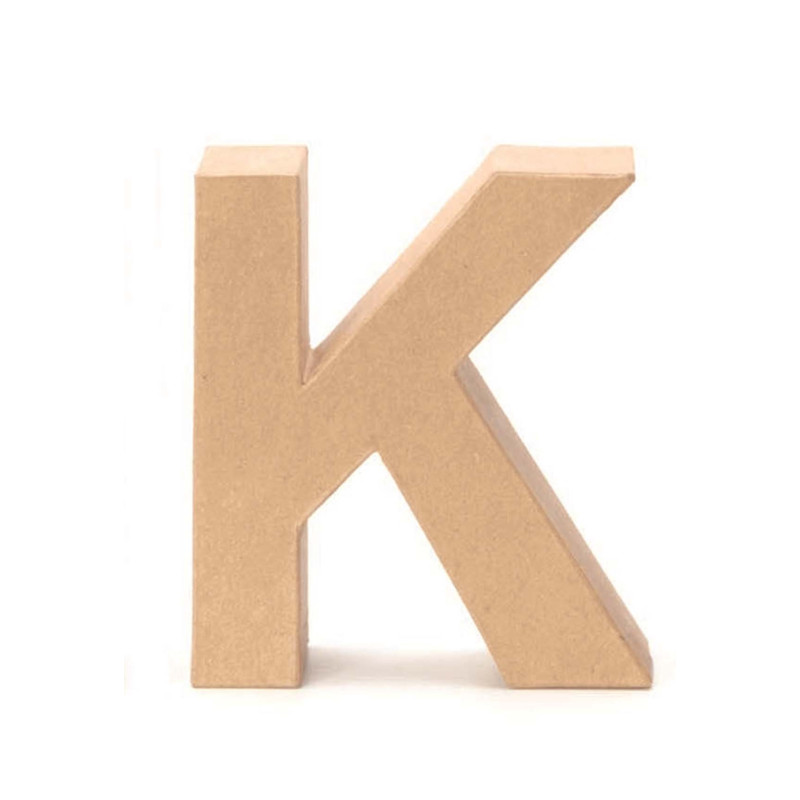 Papiermaché letter K