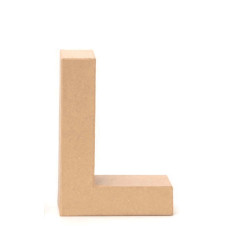 Papiermaché letter L