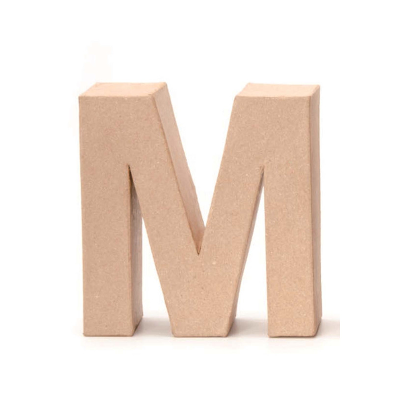 Papiermaché letter M