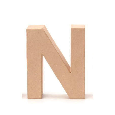 Papiermaché letter N