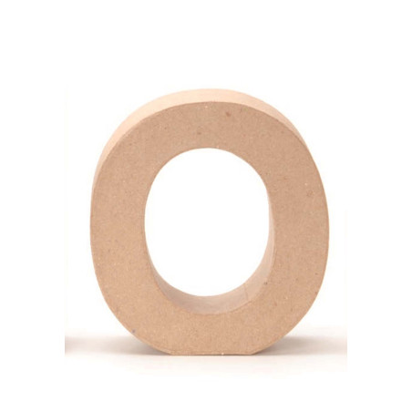 Papiermaché letter O