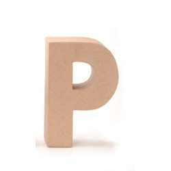 Papiermaché letter P